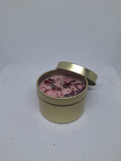 Edelsteen Spell Geurkaars – Rozenkwarts  – Love