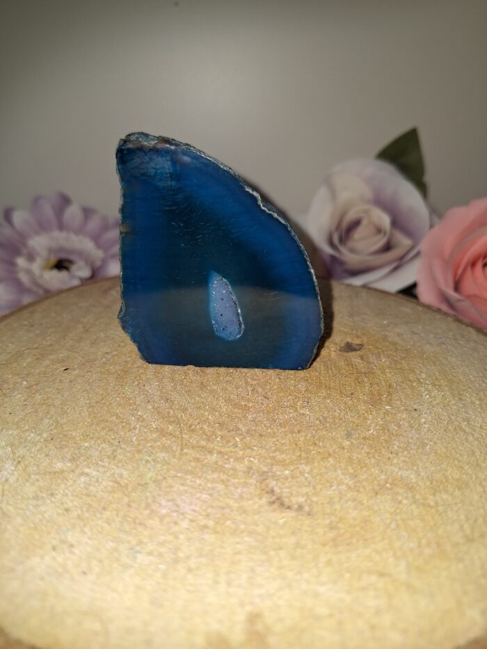 Agaat - Geode Drusy Blauw - 135 Gram