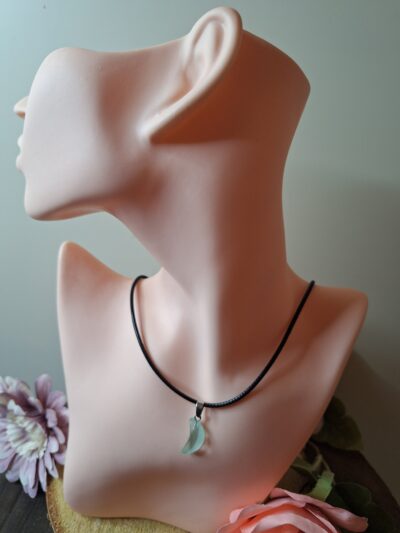 Aventurijn- Ketting half maantje
