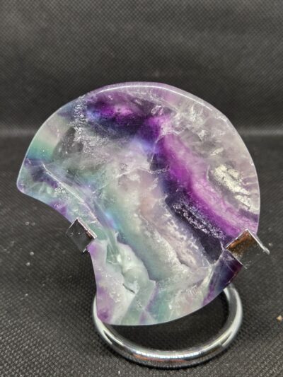 Fluoriet_maanschaaltje_spiritsoflife Fluoriet- halve maan schaaltje - 125 Gram