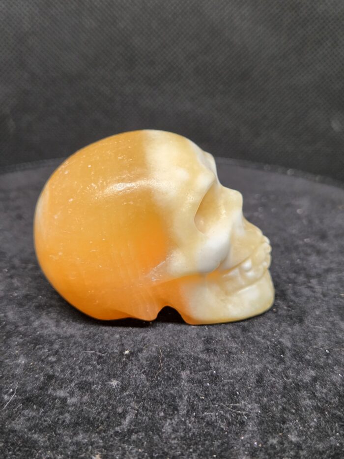 20251104_154624 Lemon Calciet - Skull - 130 Gram