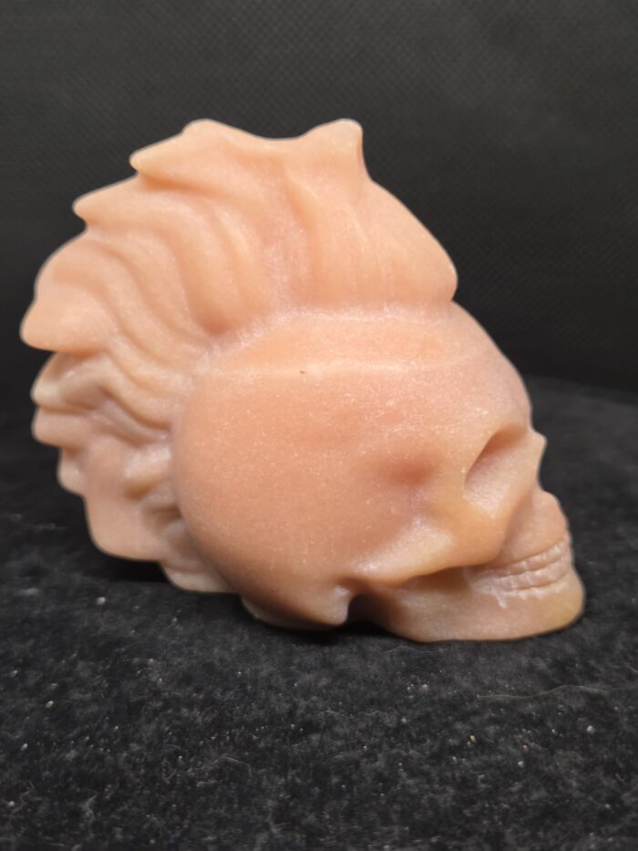 Oranje Calciet - Skull - 215 Gram