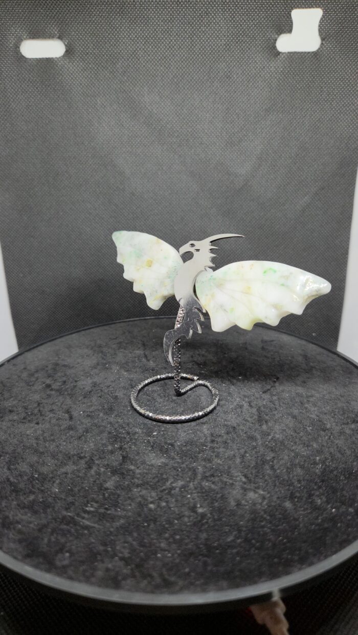 20251118_175727 Phoenix Stone - Draak op voet - 60 Gram