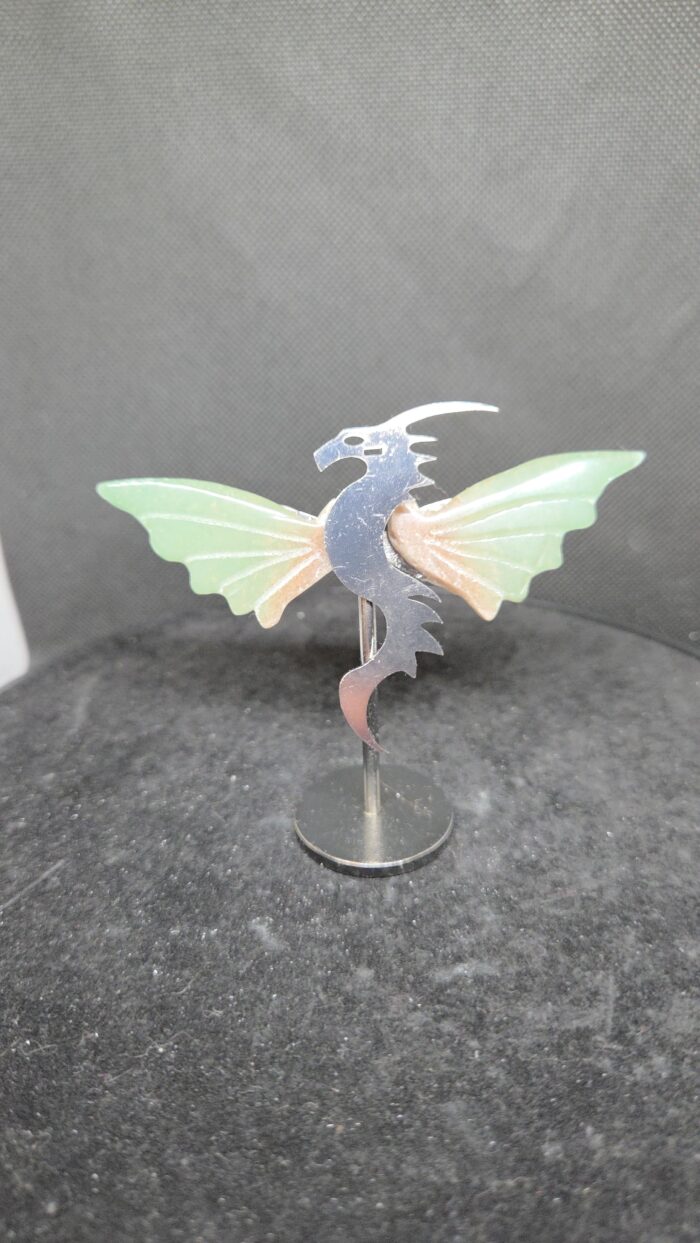 aventurijn_opvoet_spiritsoflife Aventurijn - Draak op voet - 50 gram