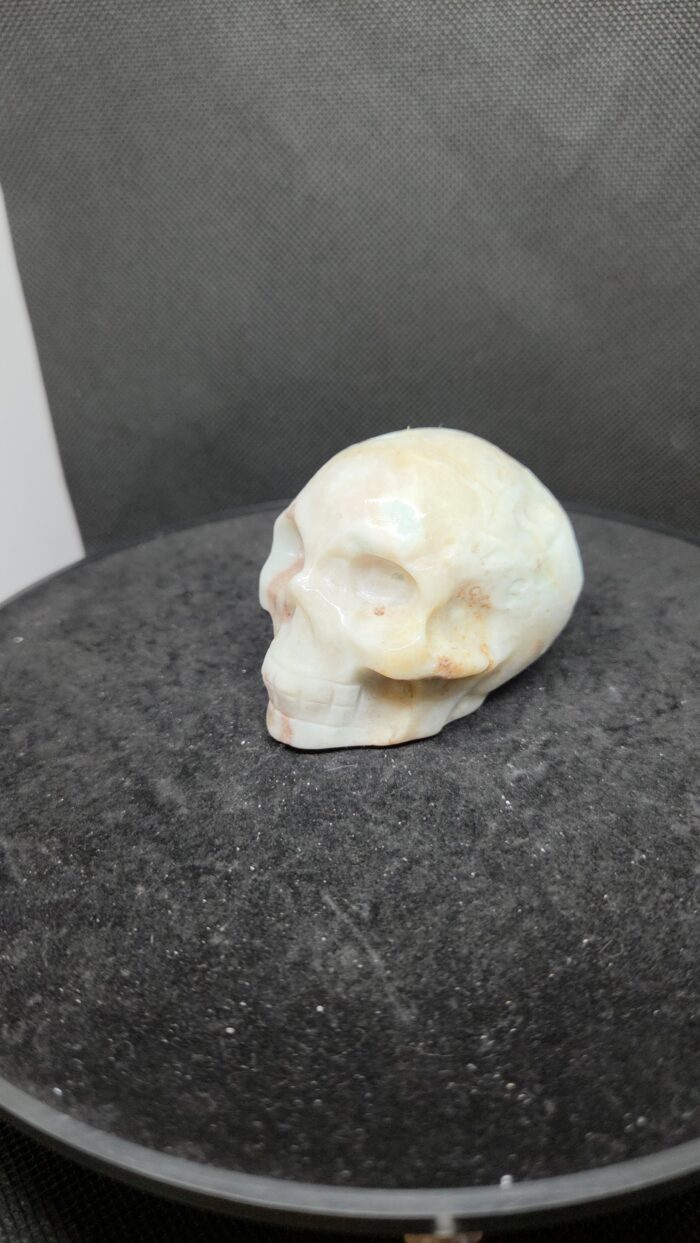 20251118_192917 Blue Ocean Calciet - Skull - 220 Gram