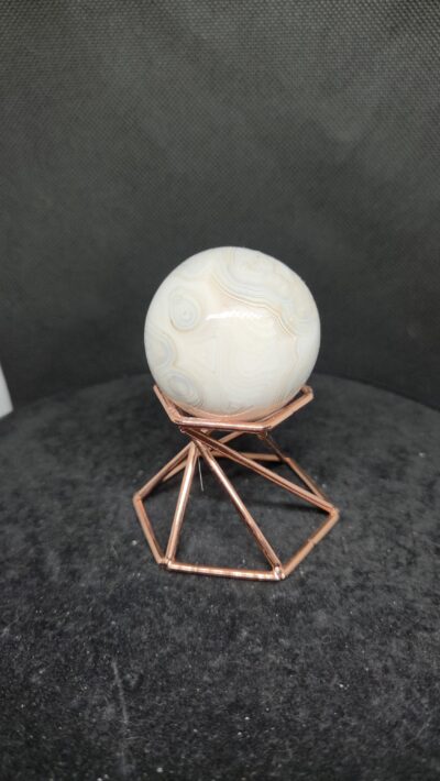 Witte Agaat - Bol - Diameter 4 cm