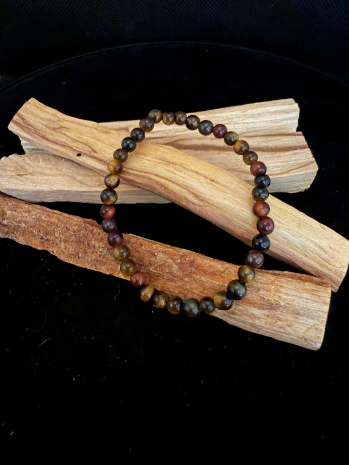 Kinderarmbandje - Tijgeroog - 4 mm