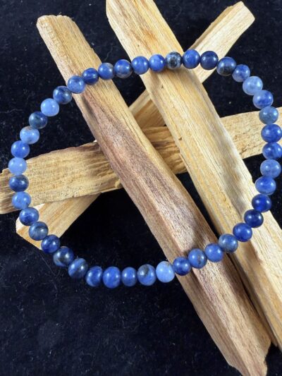 LapisLazuli_4mm_kogelarmband_powerarmband_spiritsoflife Powerarmband Lapis Lazuli - 4mm
