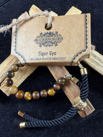 Tijgeroog_kogelarmbanden_6mm_trekkoord_spiritsoflife Trekkoord armband Tijgeroog met s925 zilver sluiting - 6 mm